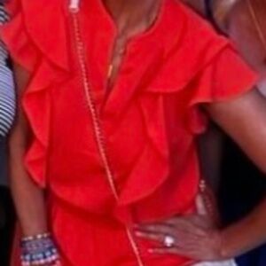 Amanda Uprichard Mini Dress Ruffle sleeve smocked waist